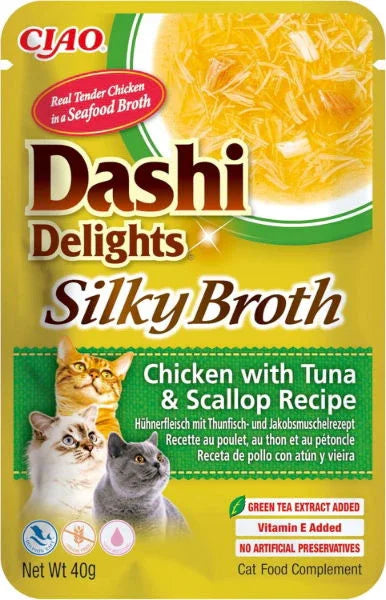 Dashi Delights Silky Broth Chicken with Tuna & Scallop Recipe