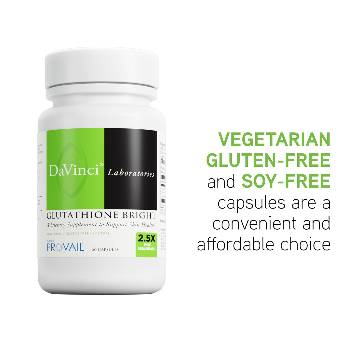 DAVINCI Labs - Glutathione Bright - 60 Capsules