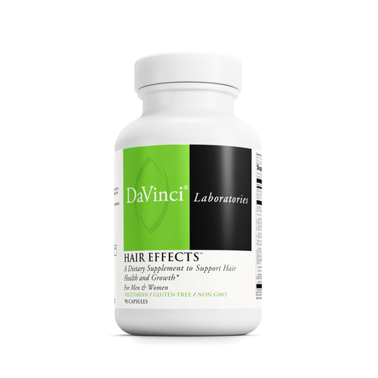 DAVINCI Labs Hair Effects – Dietary Supplement for Healthy Hair Growth & Skin | Gluten-Free, 90 Vegetarian Capsules