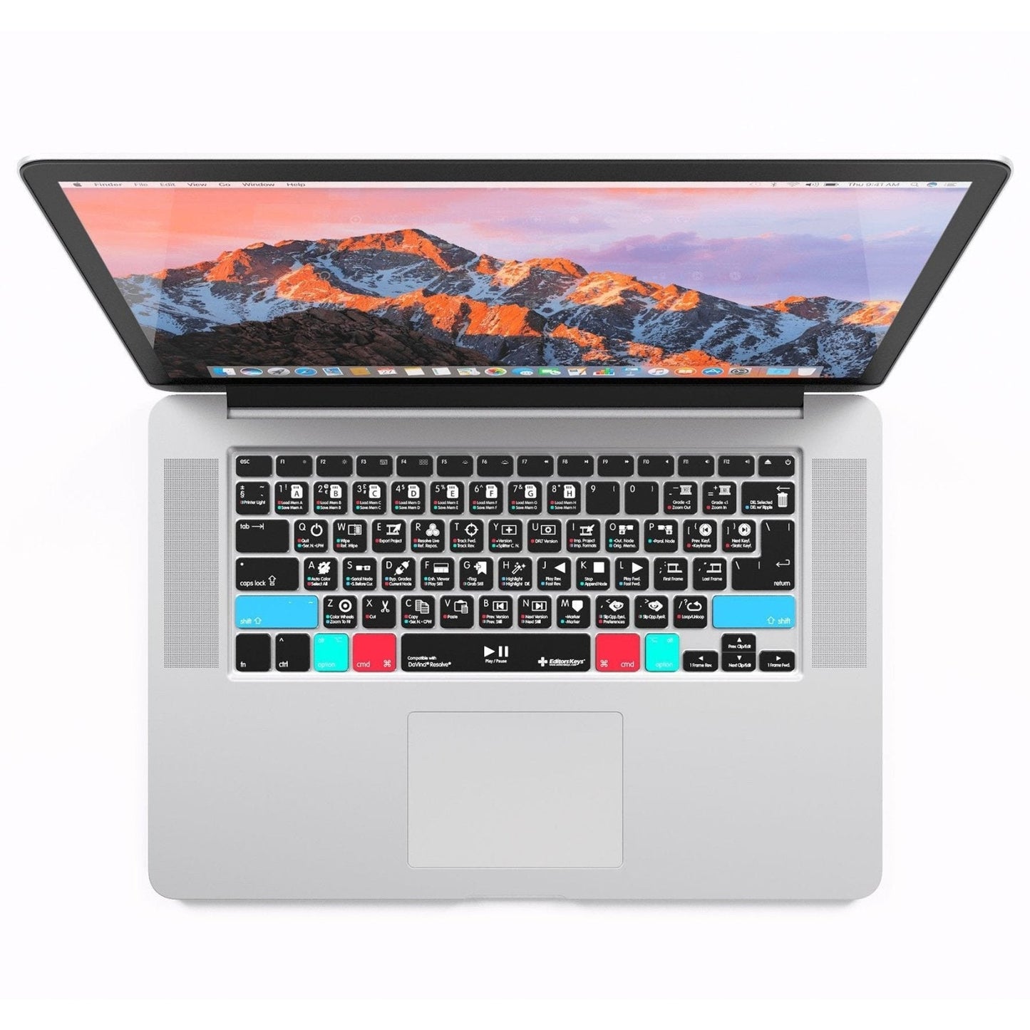 DaVinci Resolve Keyboard Covers for MacBook and iMac