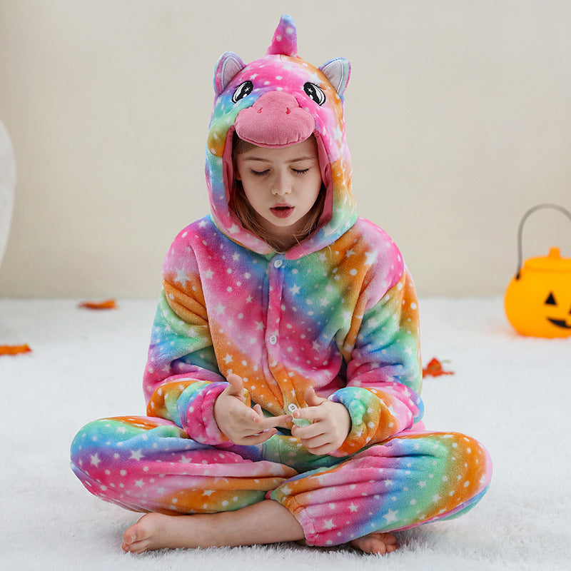 Cartoon Animal Onesies For Older Children Halloween Performance Costumes