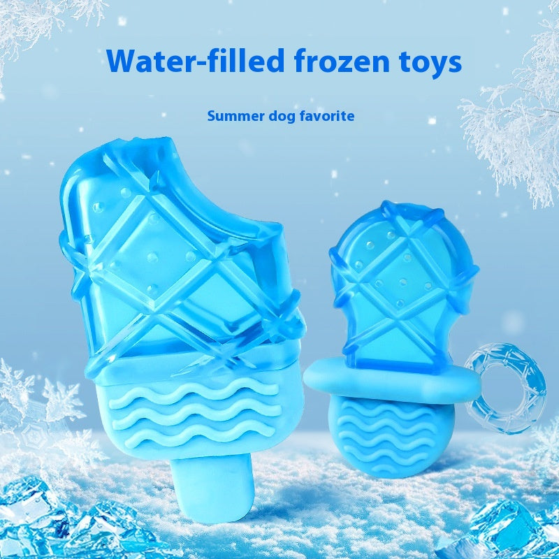 Dog Ice Sucker Cooling Water Injection Ice Candy Molar Toy