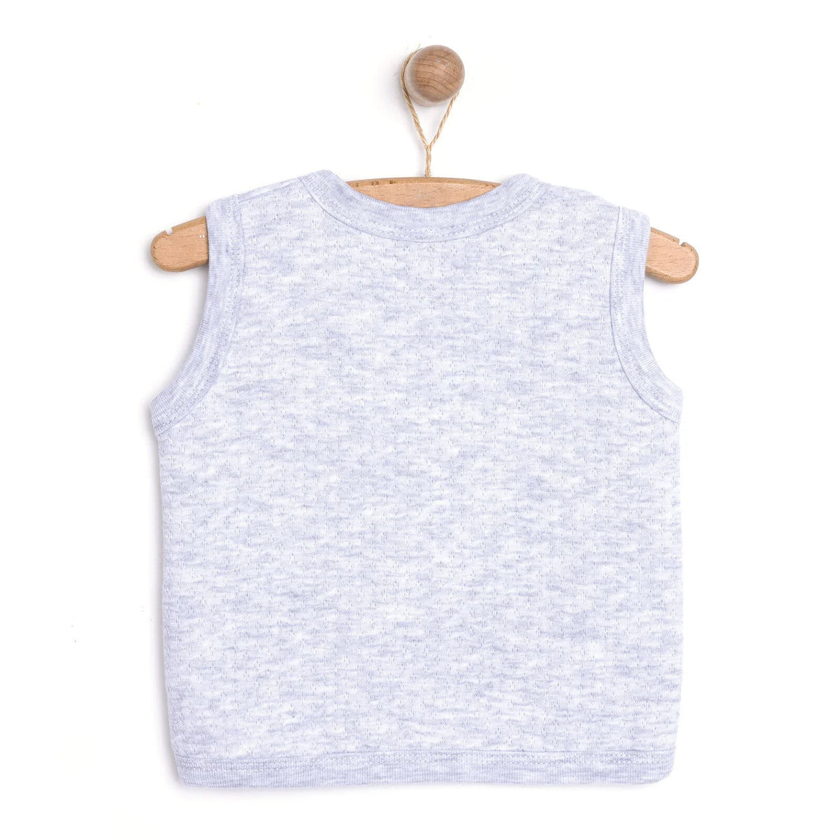 HelloBaby Giraffe Motif Snap Fastening Quilted Baby Gilet (3 Months to 2 Years)