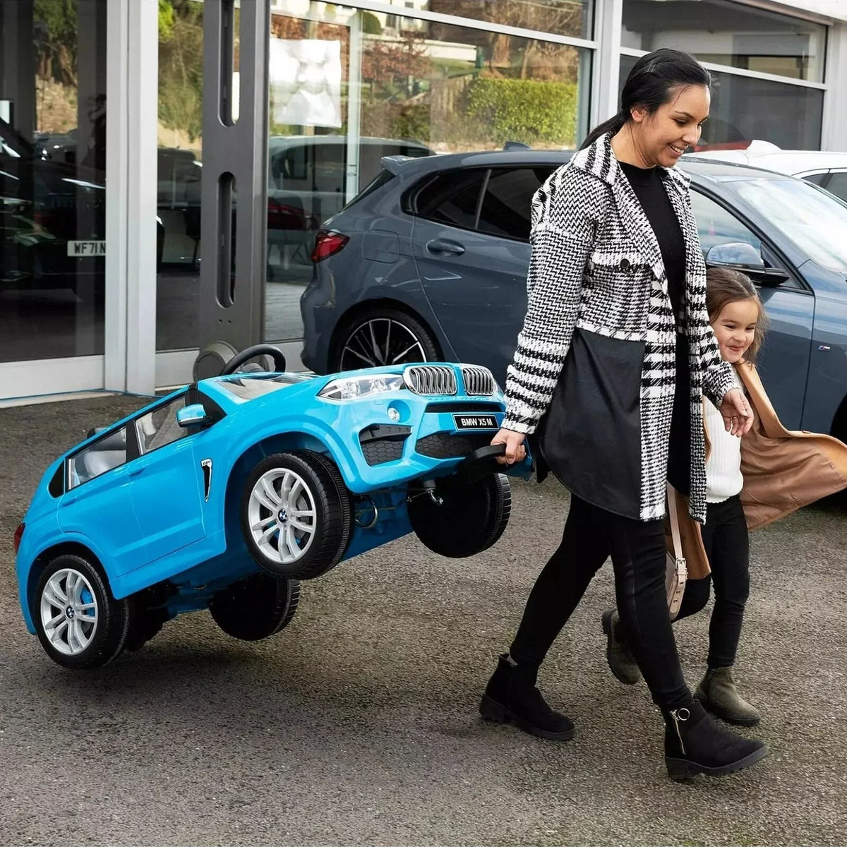 Xootz BMW X5 12V Electric Ride On with Lithium Battery - Blue