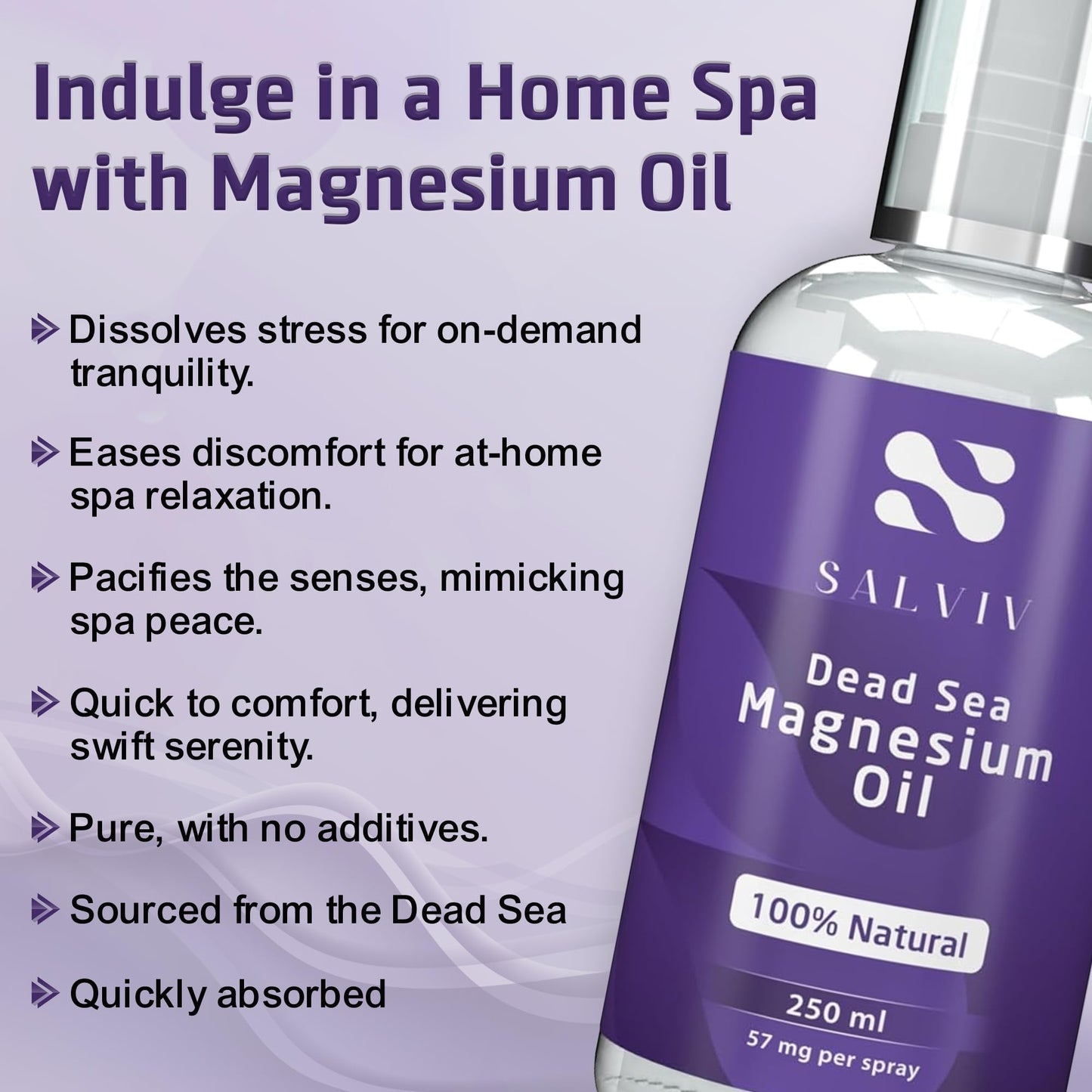 Natural Dead Sea Magnesium Oil Spray 8.45 fl oz – Pure Jordan Mineral Wellness