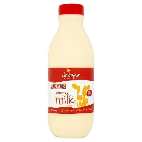 Delamere Dairy Slimmer Brand Skimmed Milk 1 Litre (Case of 12)