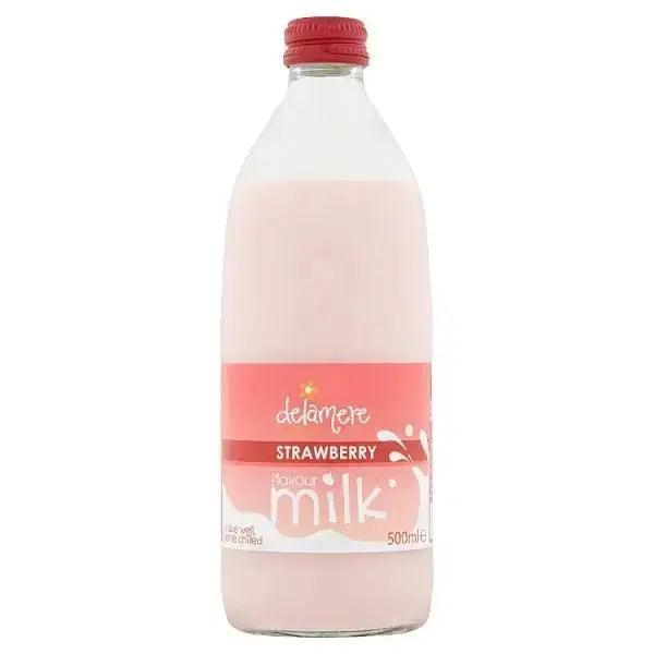 Delamere Dairy Strawberry Flavour Milk 500ml (Case of 12)