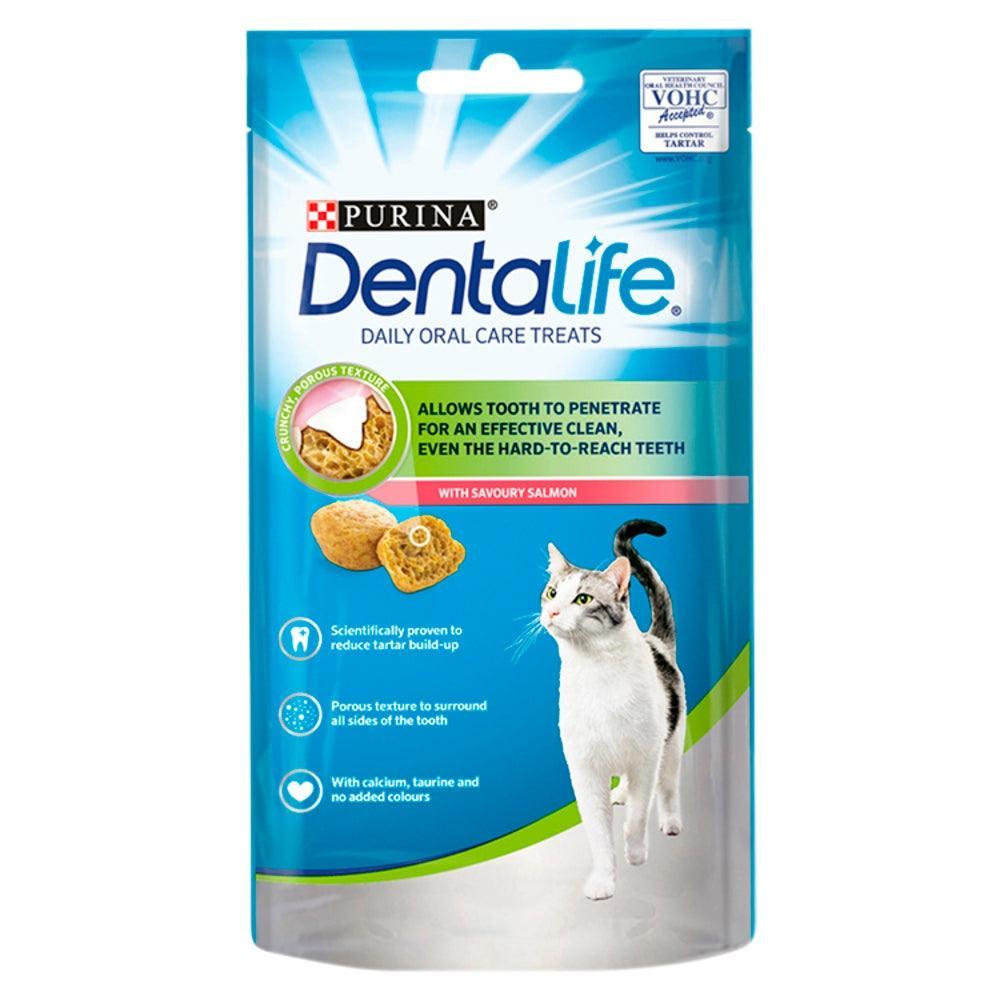 DentaLife Cat Dental Treats Salmon 40g - Case of 8