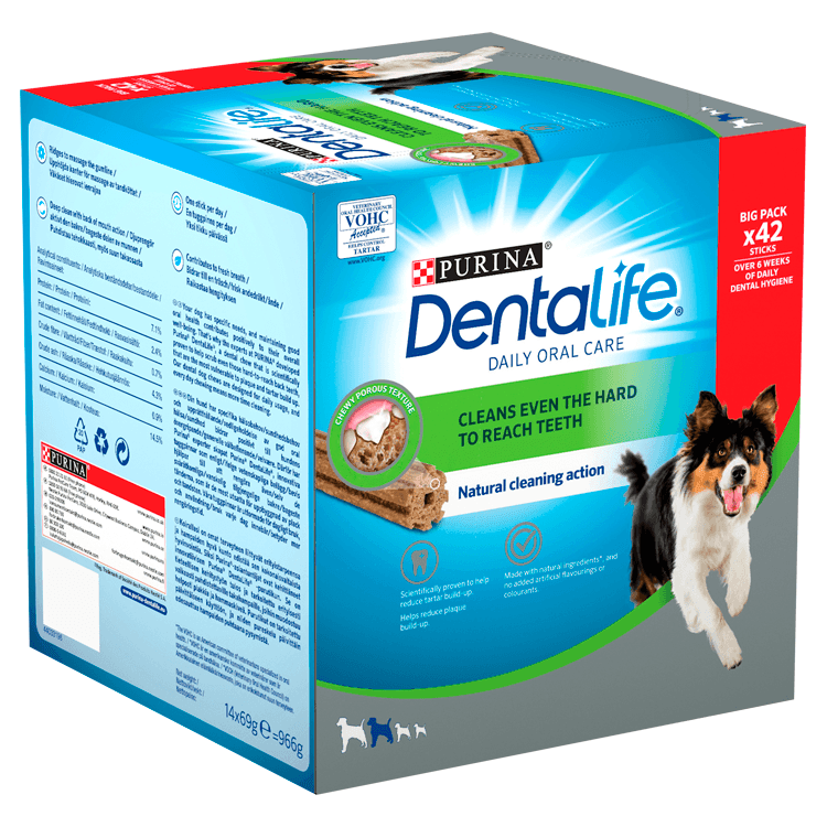 DentaLife Medium Dog 966g 42 Sticks - Case of 2