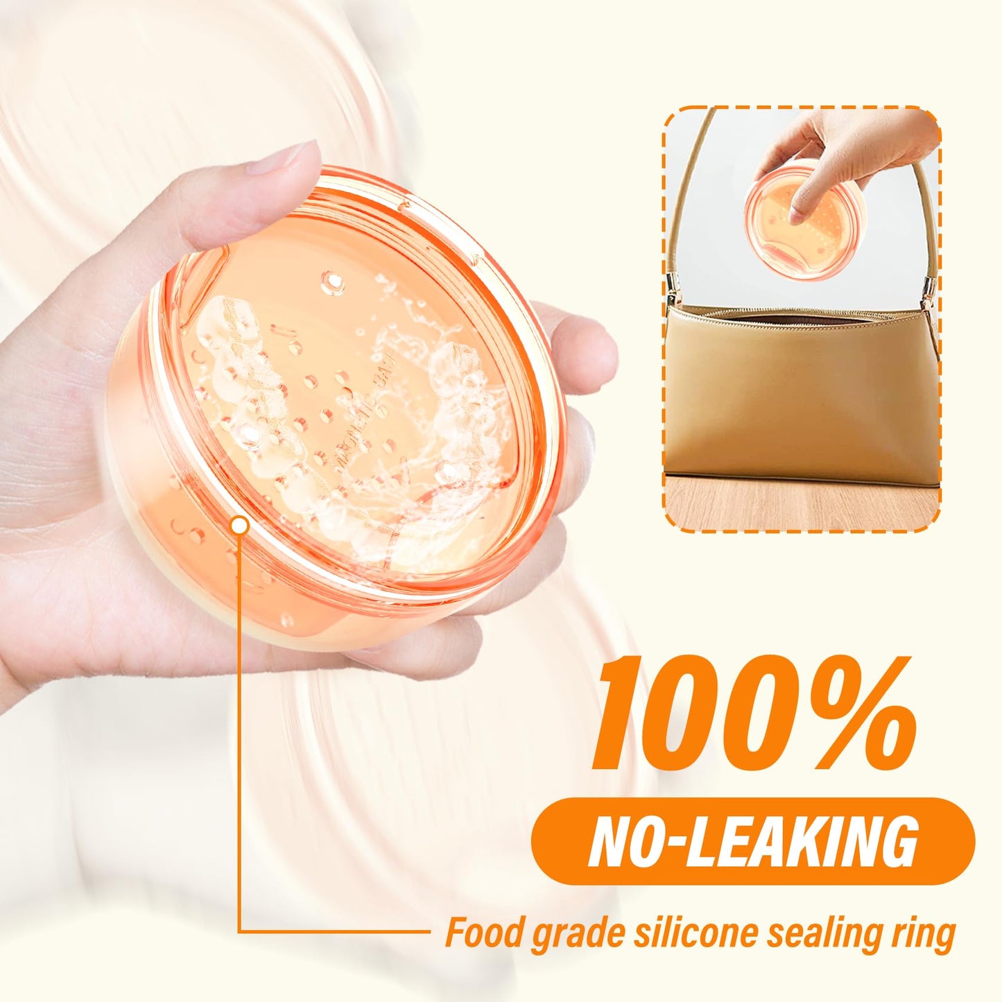 2-in-1 Denture Case & Retainer Cleaning Box | No-Leak, Portable Denture Bath
