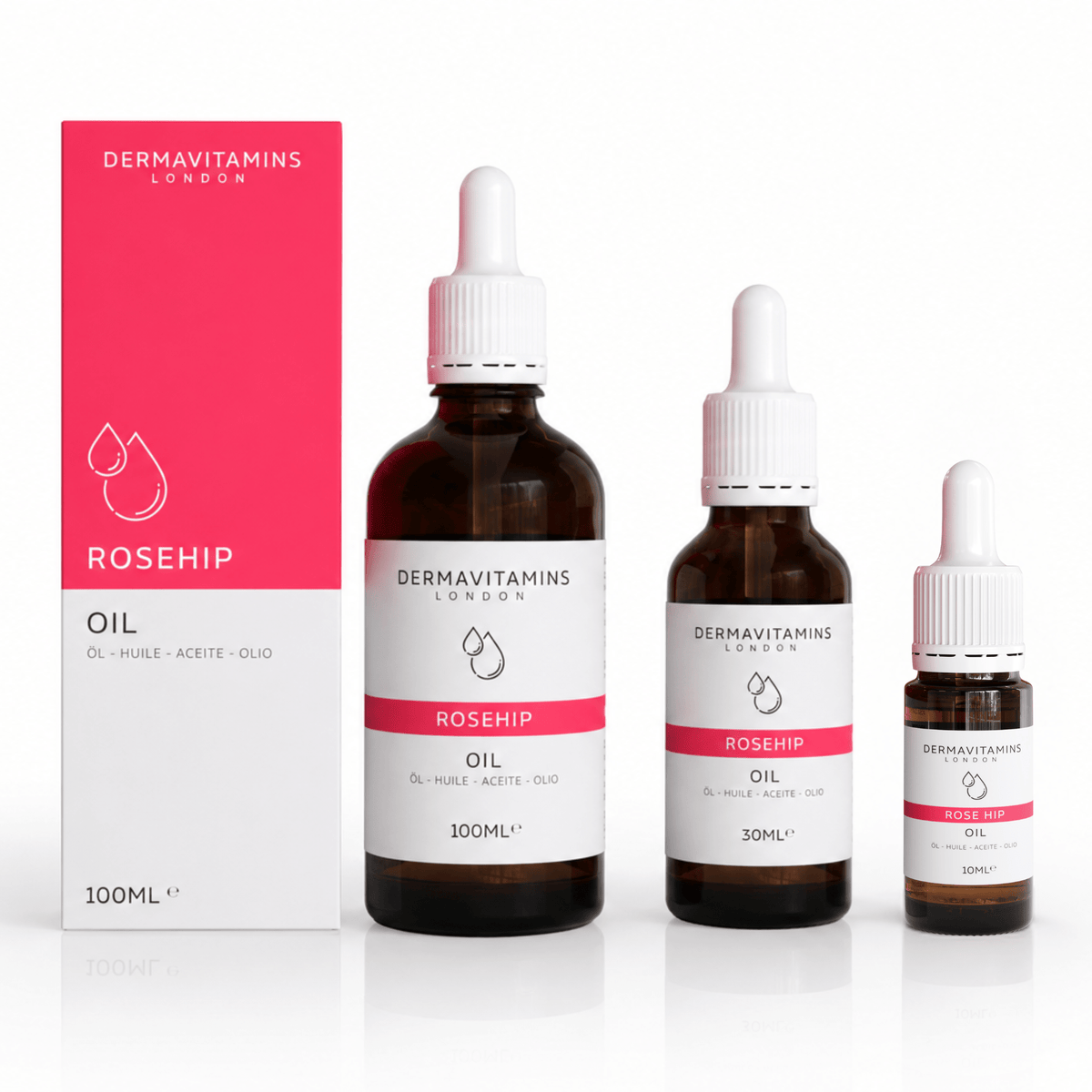 Dermavitamins 100% Organic Cold-Pressed Rose Hip Oil
