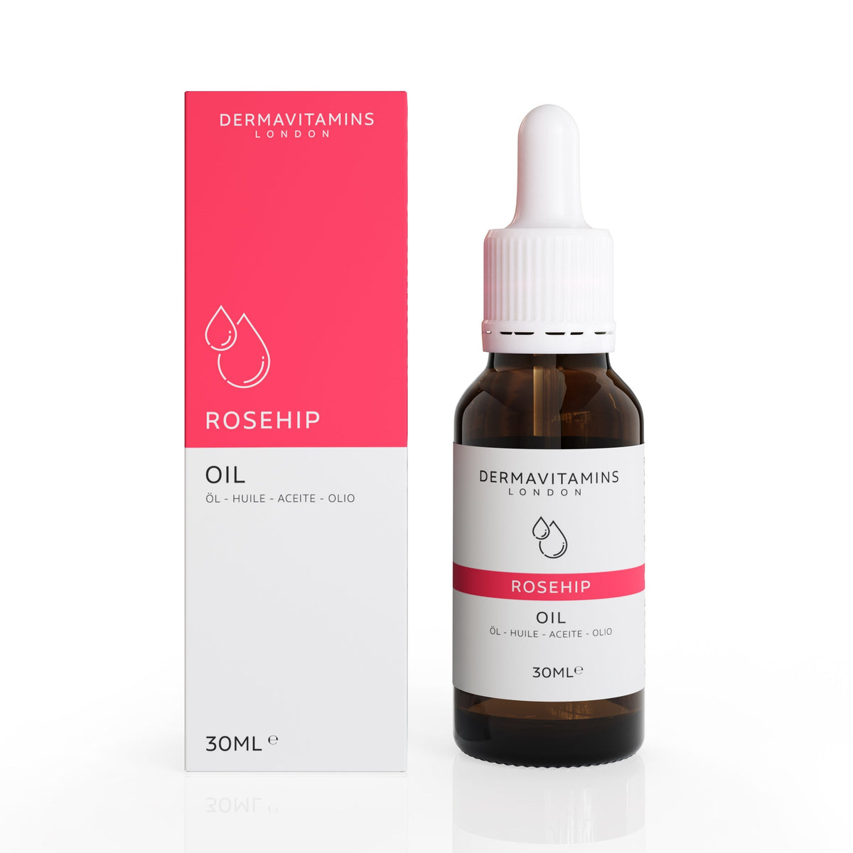 Dermavitamins 100% Organic Cold-Pressed Rose Hip Oil