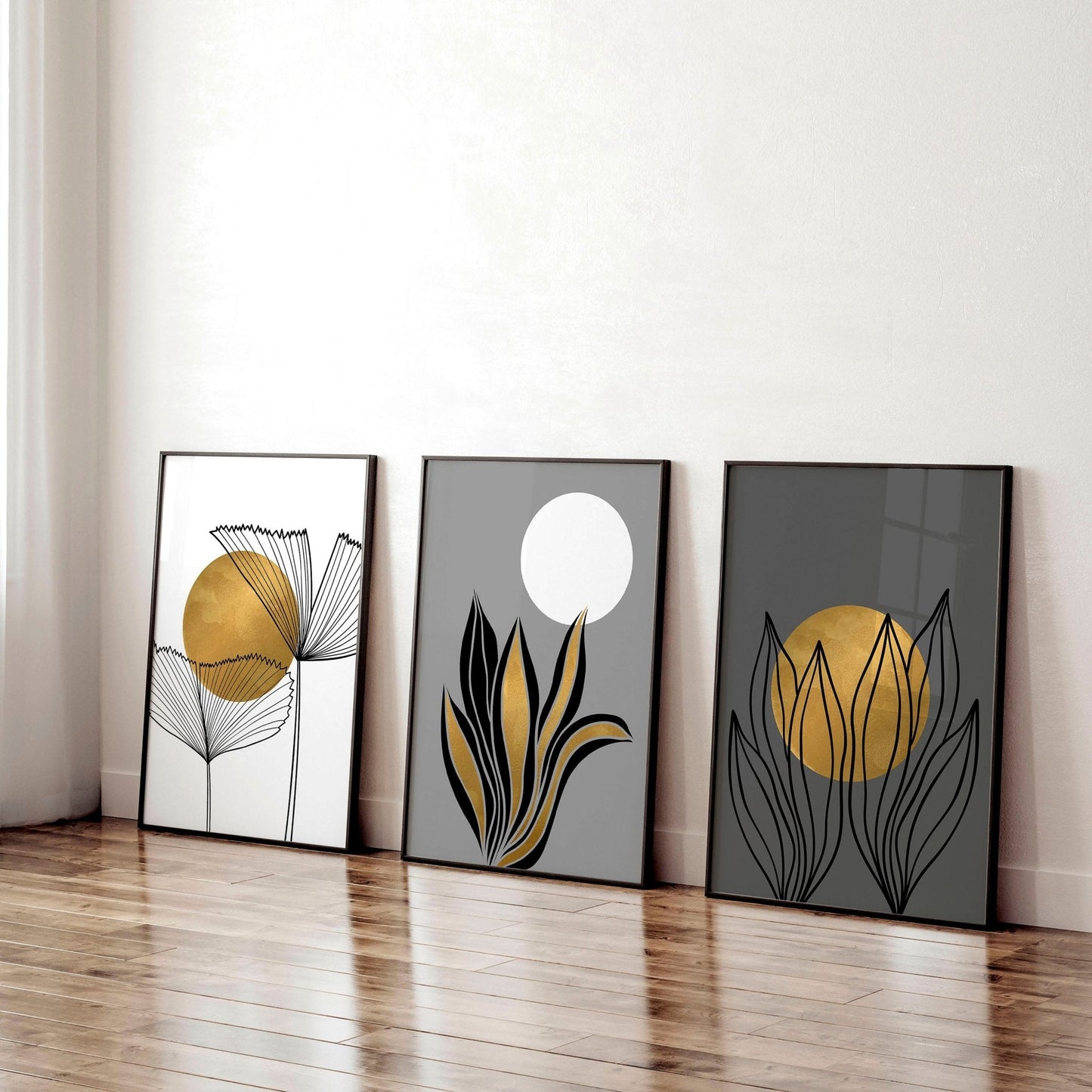Desk office decor | set of 3 wall art prints