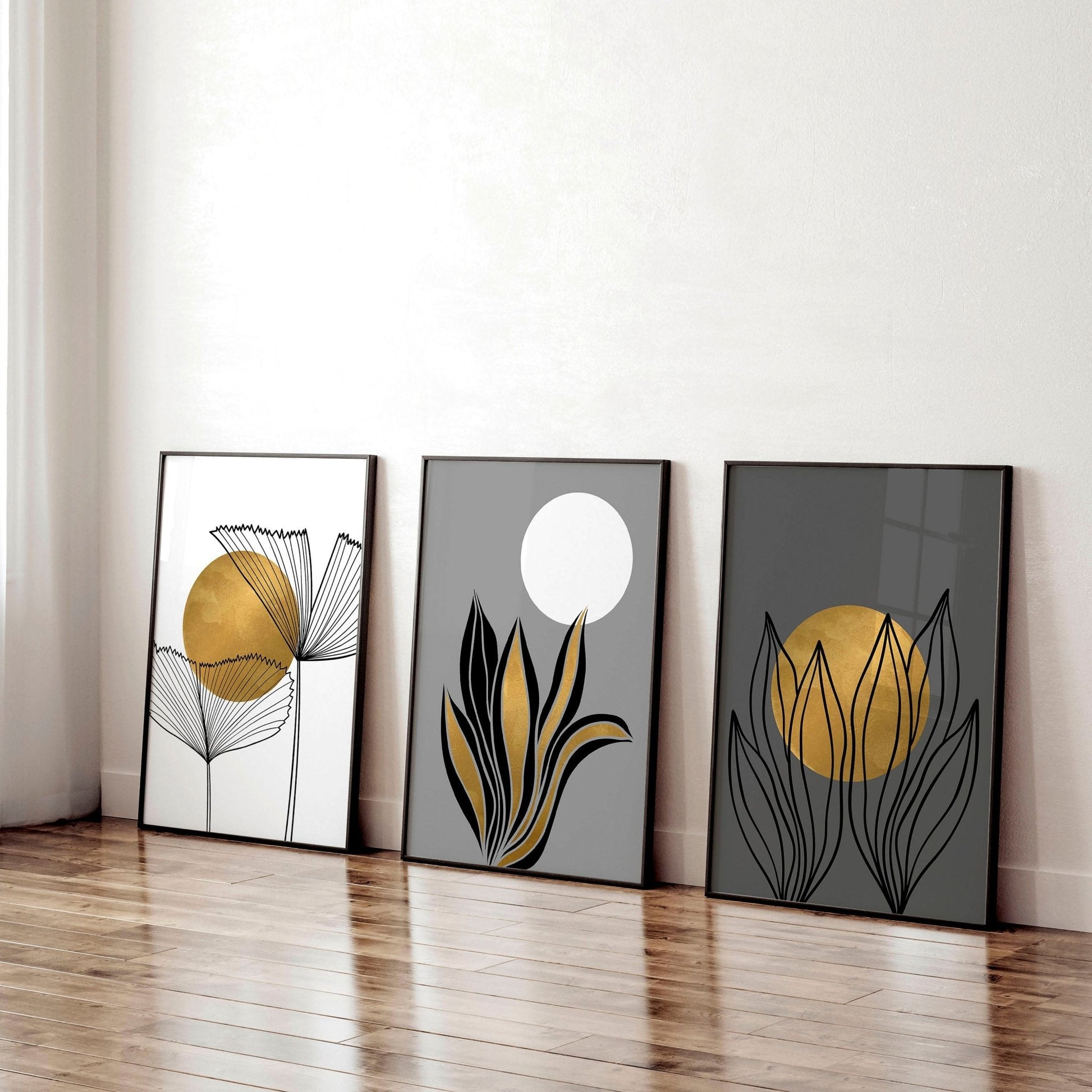 Desk office decor | set of 3 wall art prints