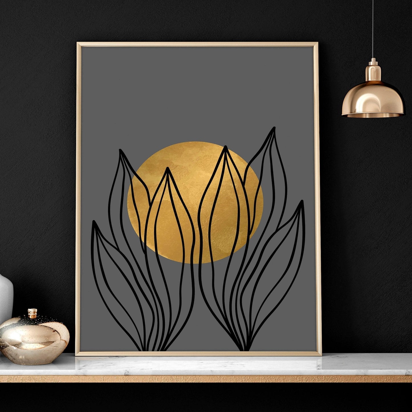 Desk office decor | set of 3 wall art prints