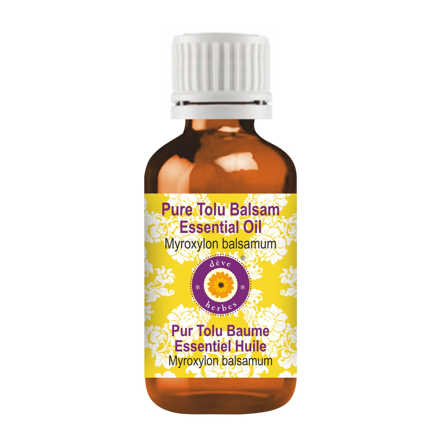 Deve Herbes Pure Tolu Balsam Essential Oil (Myroxylon balsamum) – 15ml | Steam Distilled