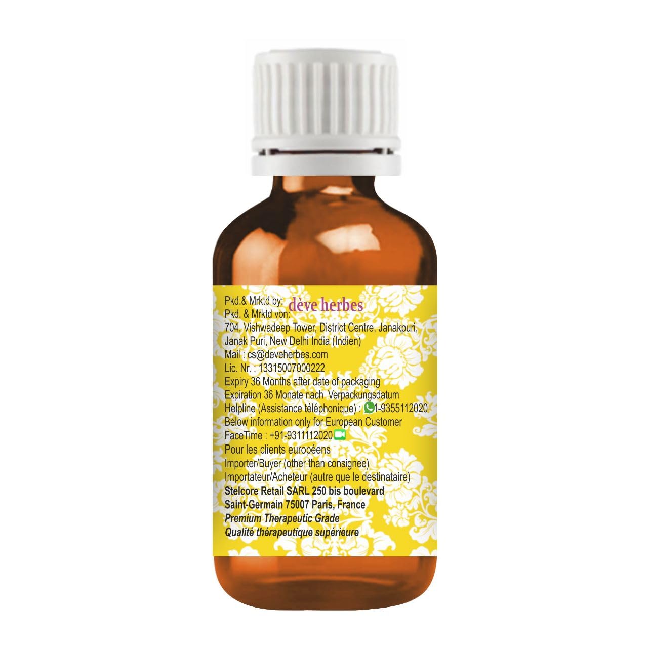 dève herbes Sweet Wormwood Essential Oil (Artemisia annua) 10ml - Pure, Steam Distilled