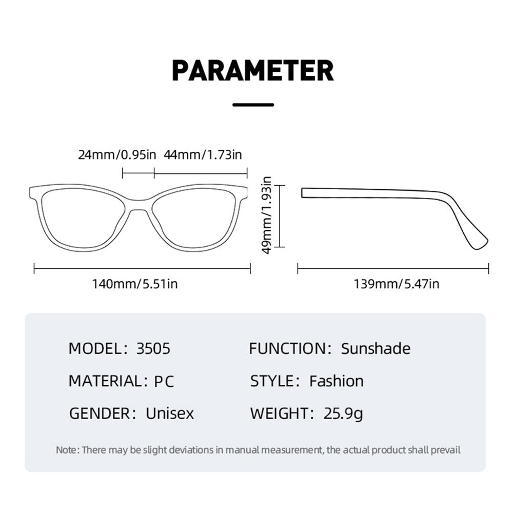 New Simple Sunglasses Round Rim Sunglasses