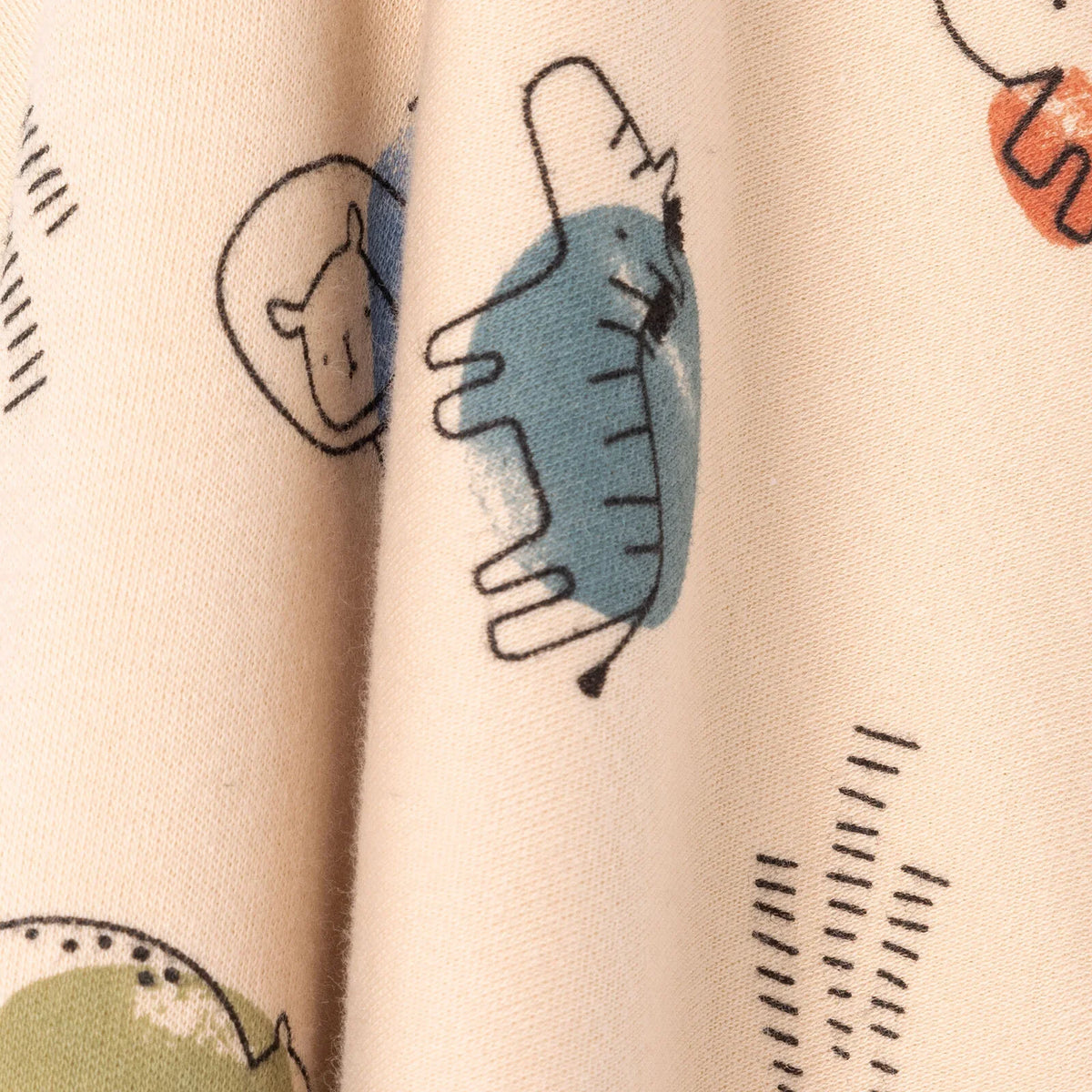 Little Dreams Printed Single Jersey Baby Blanket (80 x 80 cm)