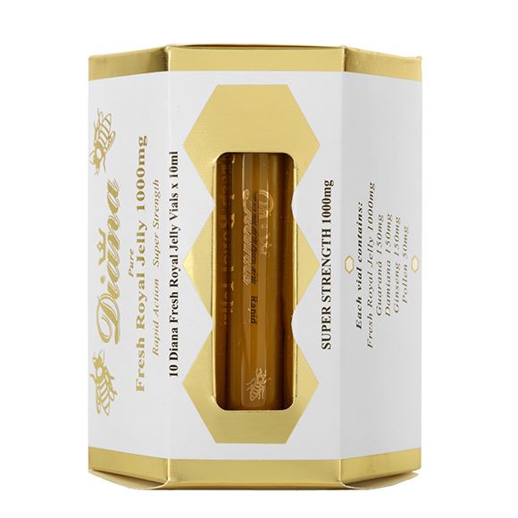 Diana Organic Fresh Royal Jelly 1000mg Vials