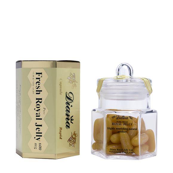 Diana Organic Fresh Royal Jelly 600mg (30 Capsules)