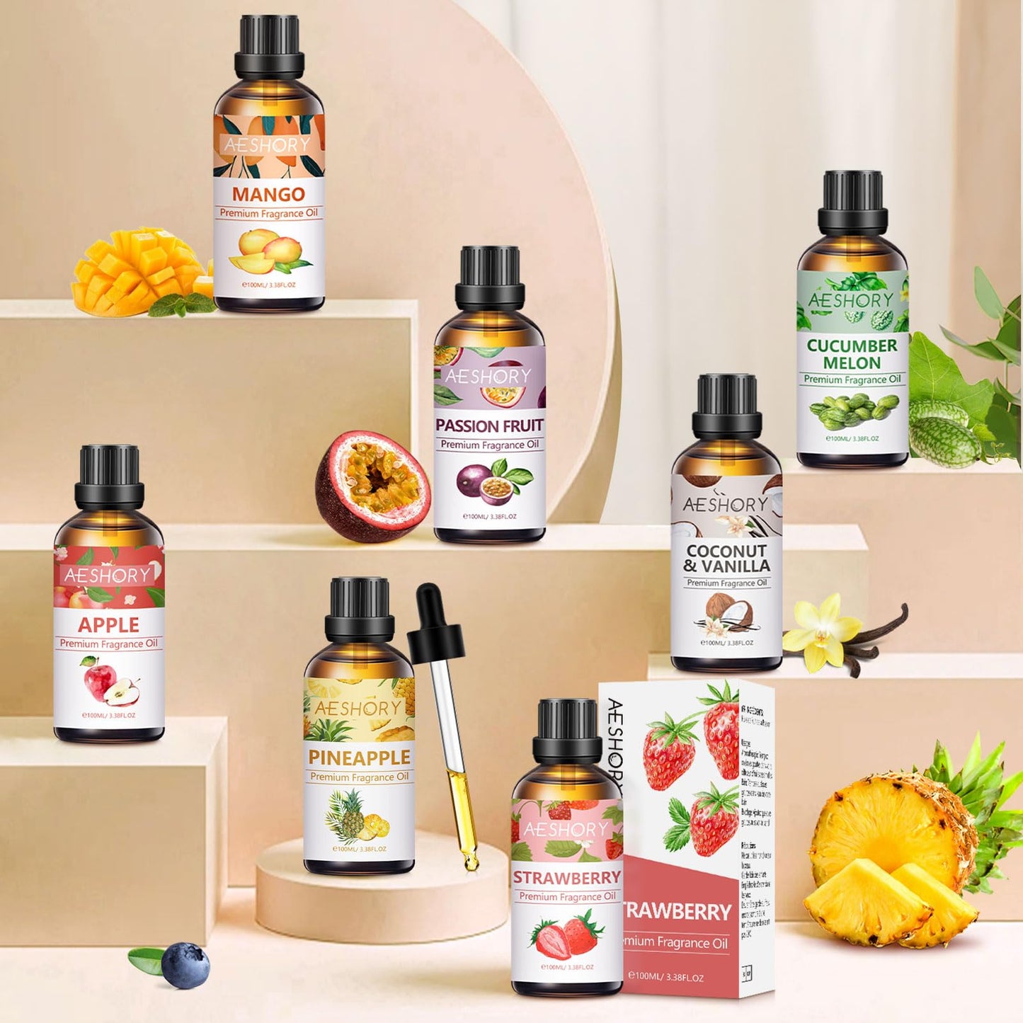 Apple Fragrance Oil 100ml | Aromatherapy Essential Oil for Diffusers, Massage, Soap & Candles