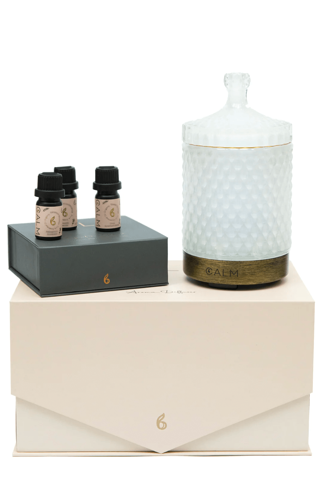 Aroma Diffuser with our Breathe Calm Oil Set - Stress Relief