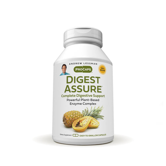 Digest Assure 360 Capsules by ANDREW LESSMAN — Vegetarian Enzyme Blend for Digestive Support
