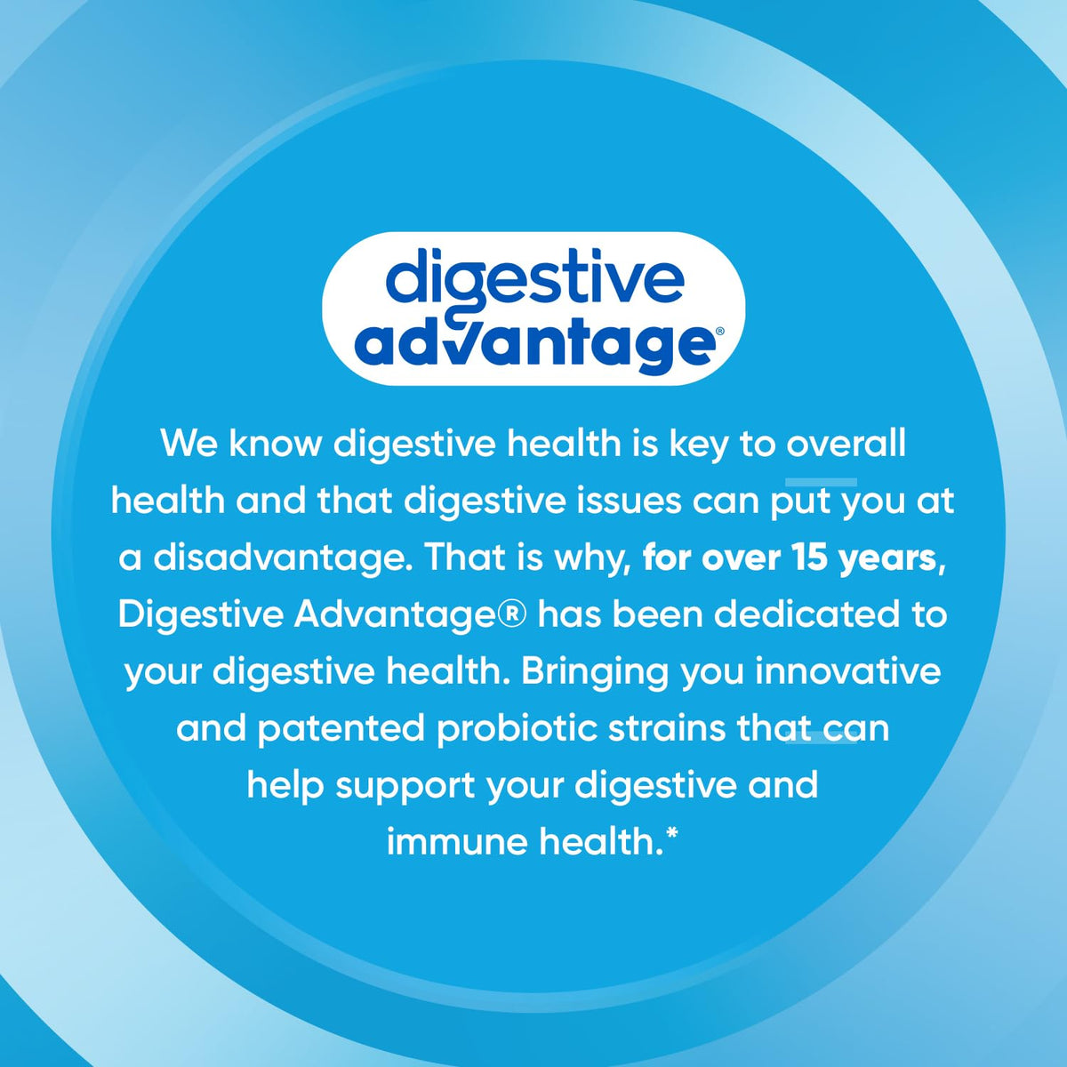 Digestive Advantage Probiotic Gummies – Digestive & Immune Support (80ct) 2-Pack