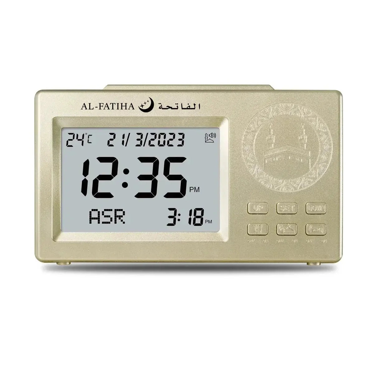Digital LED Azan Clock Muslim Islamic Islam stylish Azan Adhan Prayer Reminder Alarm Mosque Wall Clock Prayer Time Hijri