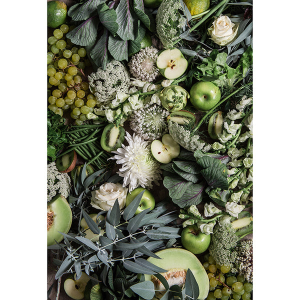 Moody Green Cotton Tea Towel