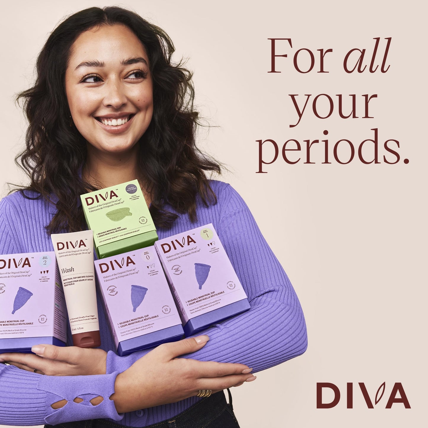 DIVA Wash: Plant-Based Menstrual Cup & Disc Cleanser — One-Drop Formula, Fresh Citrus (4 fl oz)