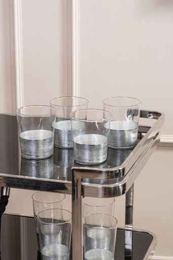 Set Of Four Apollo Clear Glass Tumblers