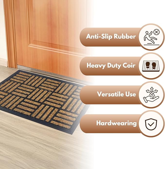 Mosaic Coco Rubber Door Mat