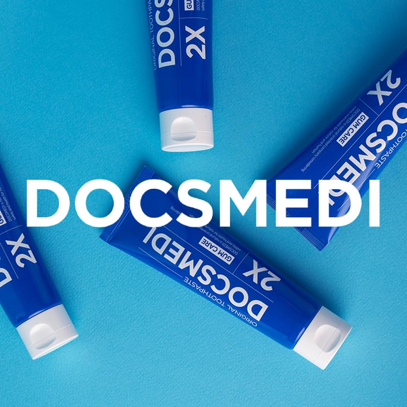 DOCSMEDI Doctrust K Kid-Friendly Toothpaste with 2X Gum Care – 977 ppm Fluoride, Cavity Protection & Plaque Removal (Apple Mint)