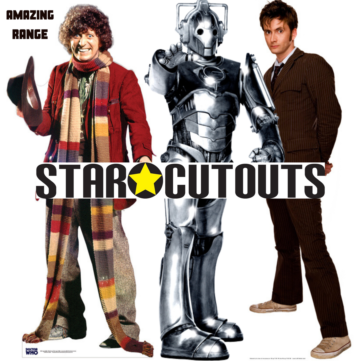 SC010 Cyberman Cardboard Cut Out Height 191cm
