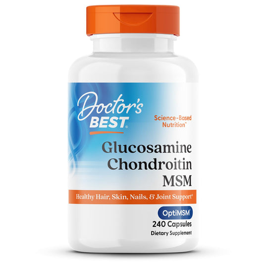 Doctor's Best Glucosamine Chondroitin MSM with OptiMSM - 240 Count