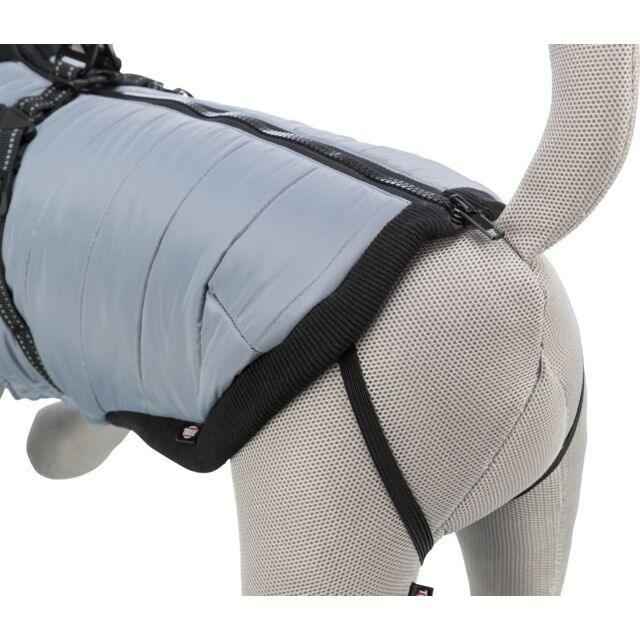 Dog Coat with harness - Pontis Grey