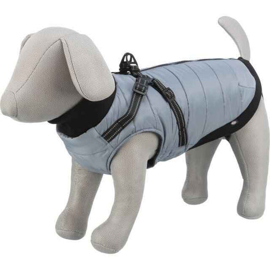 Dog Coat with harness - Pontis Grey