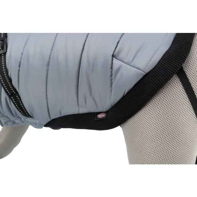 Dog Coat with harness - Pontis Grey
