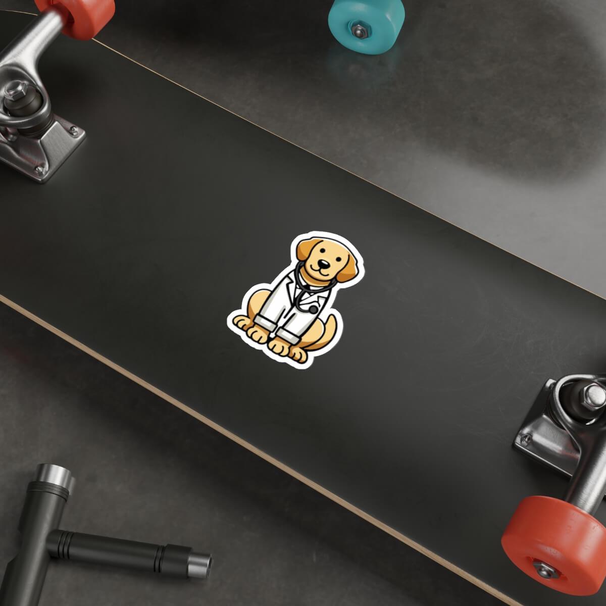 Doctor Dog Vinyl Sticker