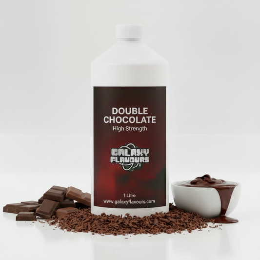 Double Chocolate Food Flavouring - Professional High Strength - 1 Litre