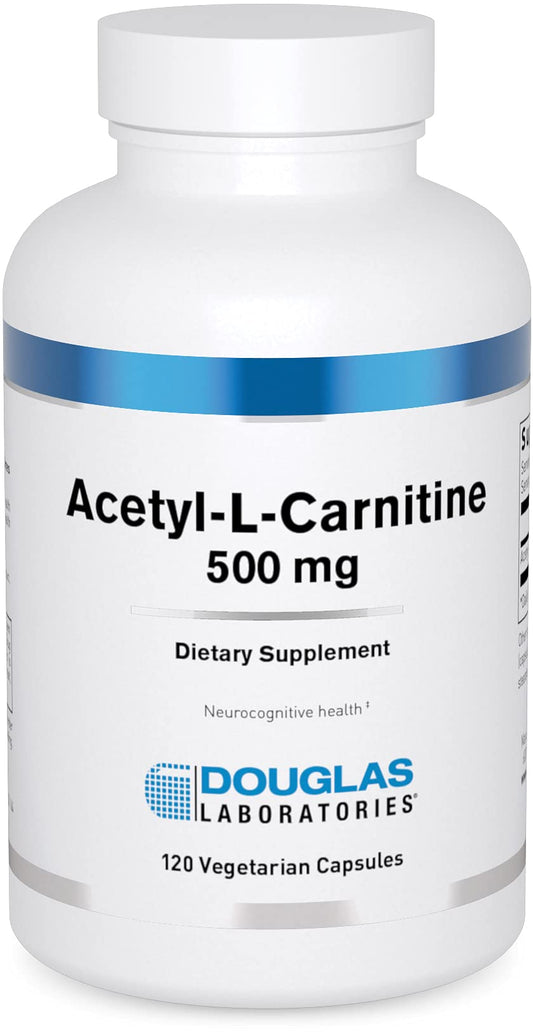 Acetyl L-Carnitine 500 mg – Douglas Laboratories, Brain & Nerve Support, 120 Capsules