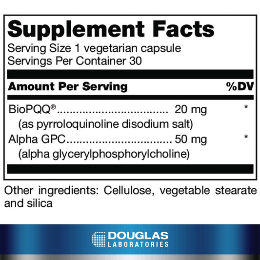 Douglas Laboratories PQQ Plus | Supports Optimal Neurological Health | 30 Capsules