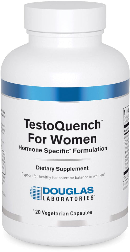 Douglas Laboratories TestoQuench for Women – Memory, Skin, Hair & Heart Health Supplement* – 120 Vegetarian Capsules