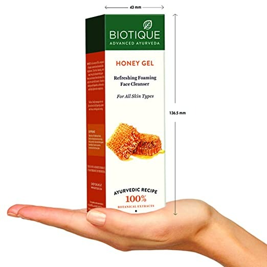 Biotique Advanced Organics Honey Gel Refreshing Foaming Face Cleanser
