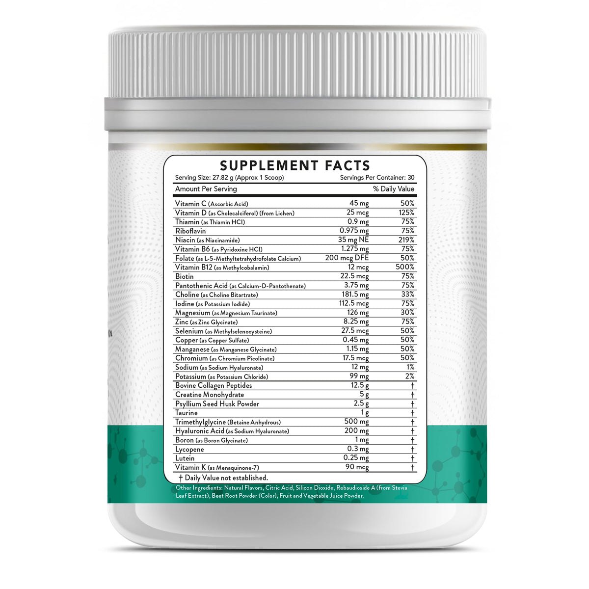 Dr Brad Stanfield MicroVitamin+ Collagen Peptides + Creatine + Hyaluronic Acid (30 Servings, Mixed Berry)