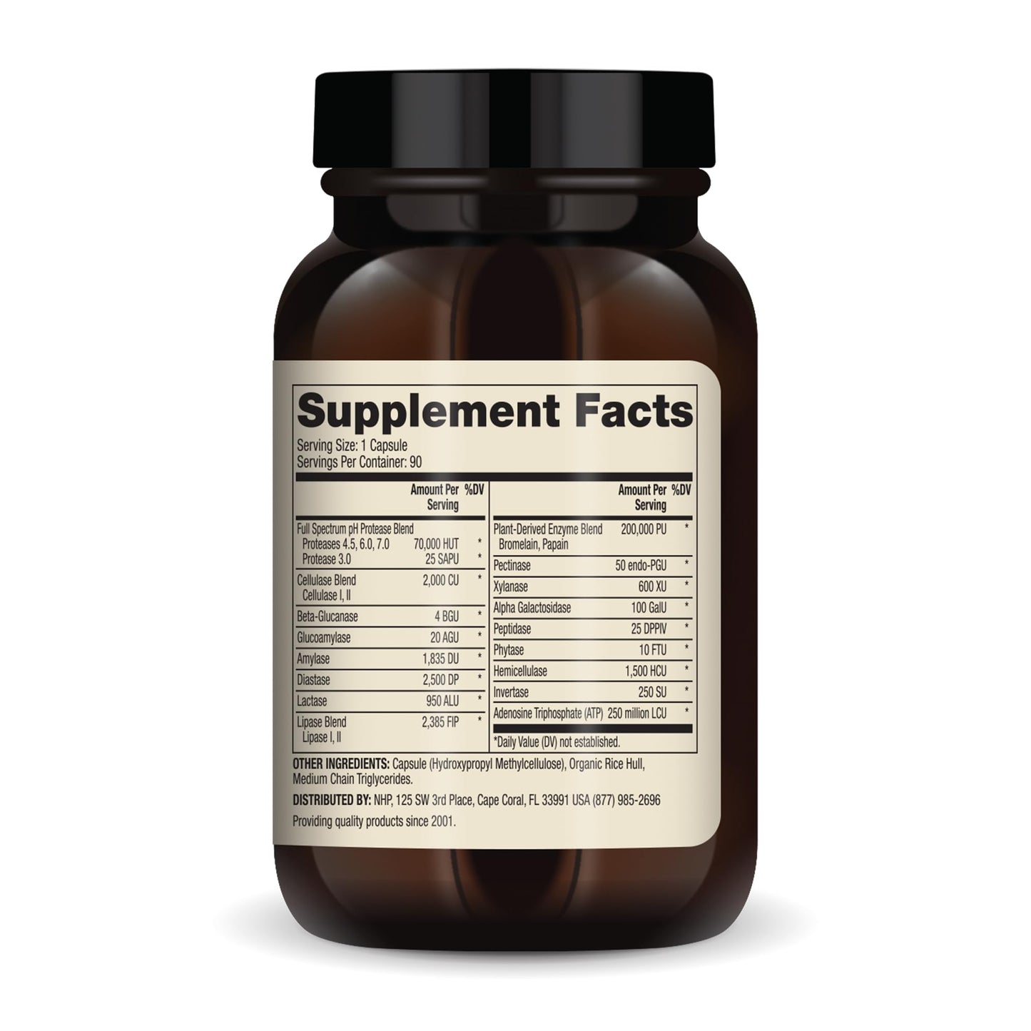 Dr. Mercola Full Spectrum Enzymes - Digestive & Immune Support | 22 Enzymes | Non-GMO