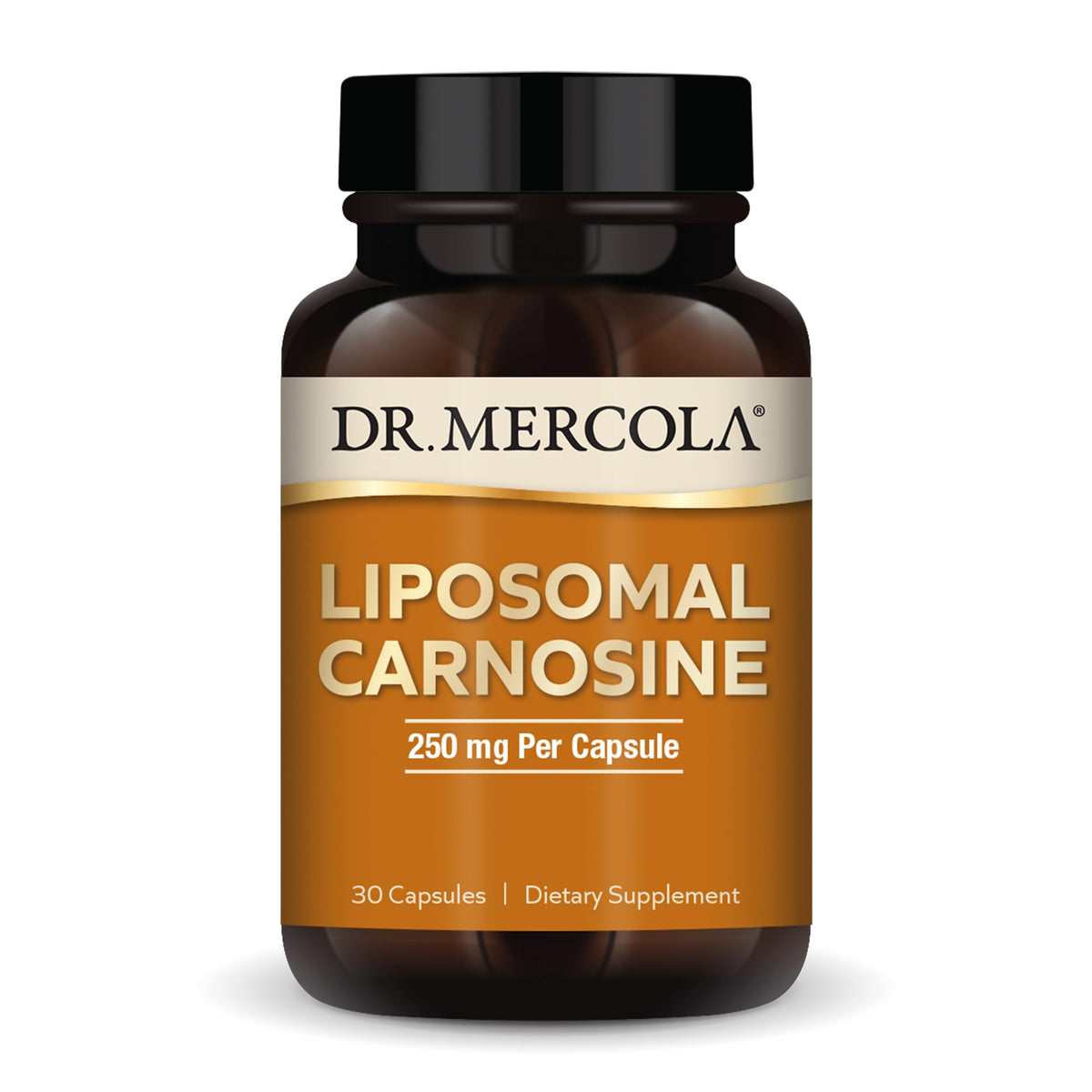 Dr. Mercola Liposomal Carnosine 250mg | 30 Servings, Non-GMO Dietary Supplement
