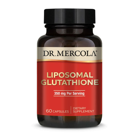 Dr. Mercola Liposomal Glutathione - 350 mg per Serving | High Absorption, 60 Capsules